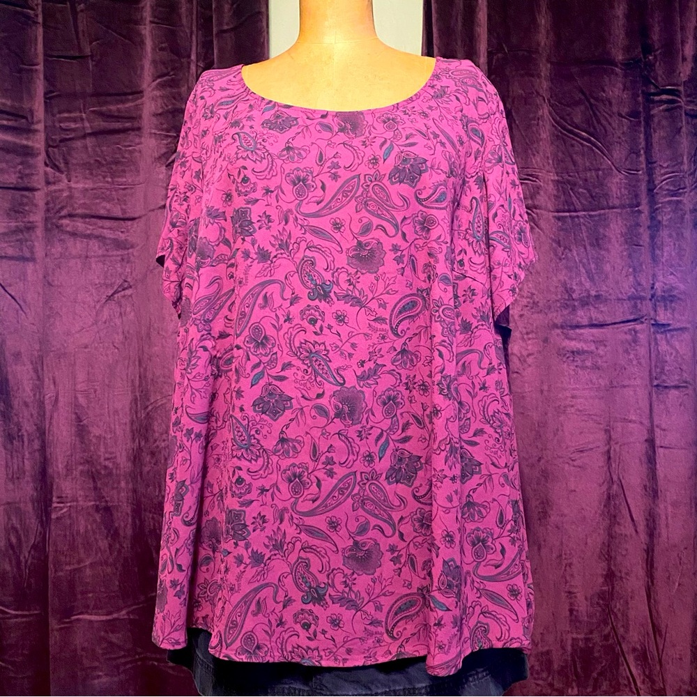 Floral short sleeve shirt